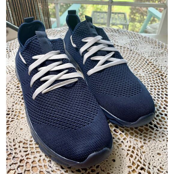 Fashion Mates Men’s Navy Blue Sneakers Size 11 M Mesh Lightweight Sku 642 - Picture 9 of 9